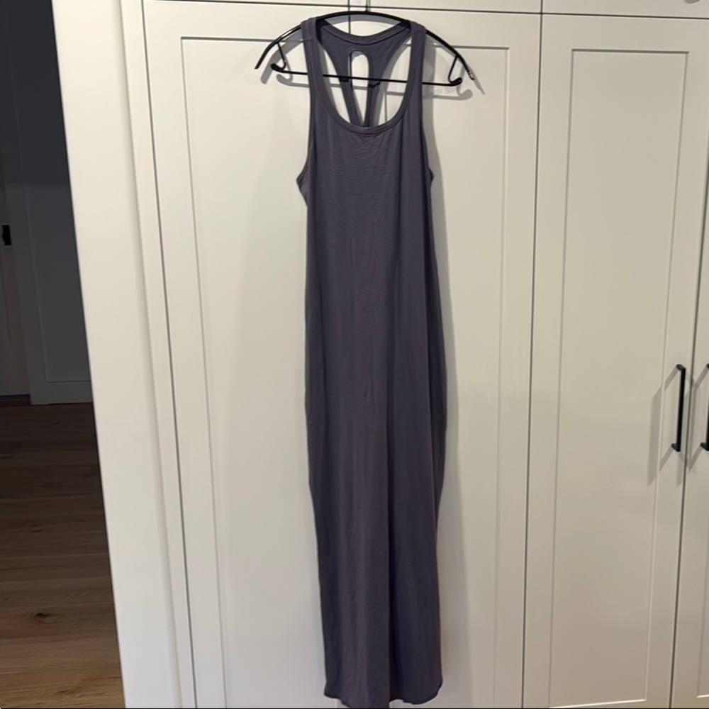 Lululemon Athletica Blue Halter Maxi Dress Resort Wear
